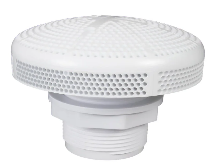 2" Socket White VGB Fiberglass Main Drain