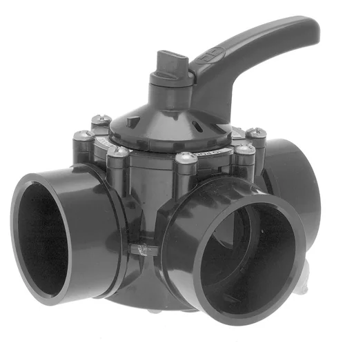 2" x 2 1/2" PSV Series 3-Way Diverter Valve CPVC